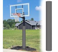 Cuscinetto rotondo per pali da basket, in schiuma, per la sicurezza esterna, 182 cm, adatto per pali di diametro da 6,3 cm a 20,3 cm, imbottitura protettiva per colonna di supporto