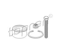 Cuscinetto ruota Assale posteriore Sx 109 988 TOPRAN per VW FORD SEAT