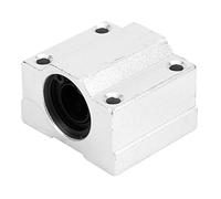 Cuscinetto Scorrevole, 2Pcs Lineare Cuscinetto Diapositiva Bloccare SC12UU Chiuso Lega di Alluminio Blocco Scorrevole 12mm Diametro Interno