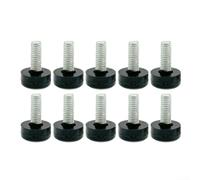 Cuscinetto scorrevole per gambe dei mobili costruito per filettature M6 e M8 per ridurre la resistenza allo scivolamento e preservare la finitura del pavimento nel tempo (M6 x 16 x 8 mm)