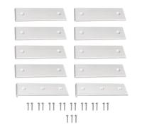 Cuscinetto scorrevole per rimorchio della barca, scivoli a castello per rimorchio, 7,6 x 25,4 cm, 10 pezzi resistenti per il lancio e il carico di imbarcazione/rimorchi per rimorchi
