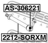 FEBEST Cuscinetto Albero primario AS-306221 per HYUNDAI TUCSON (JM) 0.249