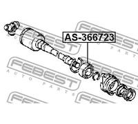 Cuscinetto semiasse AS-366723 FEBEST per TOYOTA SUZUKI LEXUS