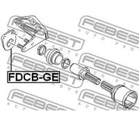 Cuscinetto semiasse FDCB-GE FEBEST per VW FORD
