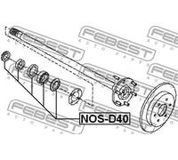 FEBEST NOS-D40 Cuscinetto, Albero primario