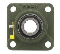 Cuscinetto sferico quadrato con inserto montato a 4 bulloni con alloggiamento in fusione resistente alla ruggine durevole per macchinari tessili, macchinari per ceramica UCF204 ((UCF206))