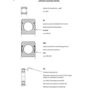 Cuscinetto a sfere con scanalatura profonda SKF 61802-2RS