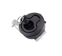 Cuscinetto Slam A Filo Di Alta Qualità Con Porta Di Serratura For RV Barca Marina Adatta,Forte e Durevole(Black With Key)