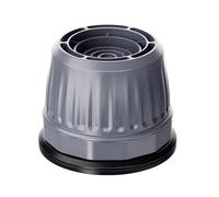 Cuscinetto smorzatore, treppiede fisso universale for base lavatrice, staffa cuscino, cuscinetto a rullo completamente automatico, poggiapiedi ad alto supporto.(Black)