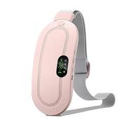 Cuscinetto termico per alleviare il dolore mestruale, tappetino riscaldante ricaricabile tramite USB con 3 impostazioni di calore e 4 impostazioni di massaggio per alleviare il dolore mestruale e il