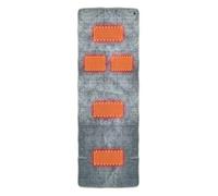 Cuscinetto termico per sacco a pelo da campeggio, coperta riscaldante, antiscivolo, con 5 zone di riscaldamento, cuscino termico USB per campeggio, per clima freddo, divano ufficio casa tenda
