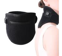 Cuscinetto termico per spalle: protezione per le spalle con massaggio elettrico, controllo della temperatura traspirante a 3 livelli, involucro termico ergonomico per collo | per uomini donne