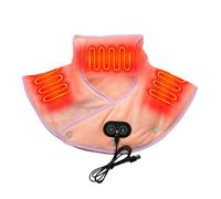 Cuscinetto termico ponderato per collo e spalle, Cuscinetto riscaldante elettrico per collo, Fascia per collo riscaldata per alleviare il dolore, Tensione muscolare, Scaldacollo e spalle