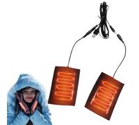 Cuscinetto termico USB per guanti, pad termico elettrico 5 V, cuscinetto termico USB per guanti, pad termico 2 in 1 per donne e uomini, inverno freddo