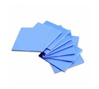 Cuscinetto termoconduttivo 8 pz/set 8 Dimensioni 100x0.5,1,2,3,4,5mm Blu Bianco Chip Conduttivo Del Dissipatore di Calore In Silicone Pad Termico(8pcs100X100X2mm)