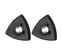 Cuscinetto triangolare oscillante per levigatura, 80 mm, 90 mm, 93 mm, gancio e anello a sgancio rapido, per multi utensile, compatibile con sega oscillante, 2 (93 mm)