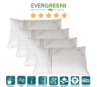 CUSCINI 40x70 H 15 CM MEMORY FOAM RIVESTIMENTO SILVER