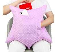 Cuscini addominali per isterectomia con 2 tasche, cuscino per stomaco dopo l'intervento chirurgico, sezione C, supporto per l'addometriosi, regalo di supporto con le mani, sacchetto di posizionamento