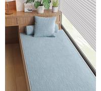 Cuscini antiscivolo per finestre a bovindo, mobili da interni, davanzali, scarpe, pavimento, divano, camera da letto, soggiorno, 200 x 70 x 2 cm, blu, comodi ed eleganti