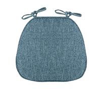 Cuscini antiscivolo per tavolo da pranzo in cotone e lino, 2/4/6 confezioni, comodi, cuscini per mobili, eleganti tappetini grigio blu per la decorazione della casa