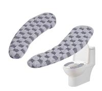 Cuscini Caldi Per Coprisedile WC - Cuscinetti Caldi Per Bagno Da 40 Cm, Tappetino Adesivo Lavabile, Copriwater Riutilizzabile Per Bagno Dormitorio Domestico Invernale Appartamento Hotel Anziani Hotel