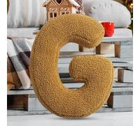 Cuscini con lettere 'alfabeto, cuscino con lettere inglesi | Morbido cuscino da tiro con lettera - Cuscino decorativo con lettere inglesi, cuscino con lettere iniziali dalla A alla Z per soggiorno, di
