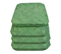 Cuscini coprisedia con Alette Mexico Cuscini Sedie Cucina Sfoderabili - Verde Salvia, Set 4 PCS