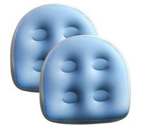 Cuscini da bagno, sedile per booster gonfiabile da 2 pcs 18.5x14.6x5.9 '' Support back sedile a vasca calda gonfiabile con sede a vasca idromassaggio per aspirazione sedile per vasca idromassaggio pe