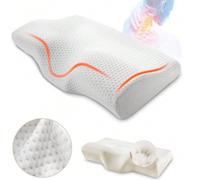 Cuscini da collo per dormire, cuscino in memory foam, cuscino da letto, cuscini per dormire in memory foam a lento ritorno, rilassano la cervicale e sono comodi 60*35,50*30Poliestere