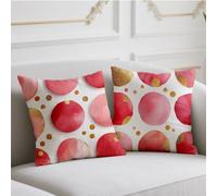 Cuscini da Esterno Imbottitura Motivi Geometrici Cuscini per Divano 70x70cm Set di 2 Cuscino Divano Bianco Federa Cuscino Doppio Detto Stampa Pillow Giardino Terrazza Fattoria Decorazione Rustica -501