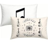 Cuscini da Esterno Impermeabili 40x70cm Set di 2, Cuscini per Divano Moderno Lino Copricuscino Impermeabile Semplice Cuscino Decorativo Per Divano, Giardino, Casa Colonica, Regalo Donna -LK260458K