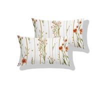 Cuscini da Esterno Impermeabili 50 x 90 cm2 Pezzi, Federe Cuscini Divano in Lino, Cuscino Oblong Resistente all'Usura, Copricuscino per Giardino Soggiorno Camera, Agriturismo Nord Europa-2 S0-749