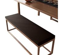 Cuscini da esterno lavabili per panche e sedie, antiscivolo, per mobili da giardino, marrone scuro, 135 x 45 x 5 cm, perfetti per patio e uso interno