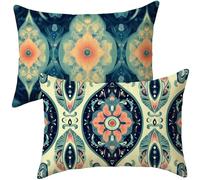 Cuscini da Esterno retrò Cuscini Divano 30x50, astratto(3) Copricuscini Divano 2 Pezzi Lino Guanciale Letto, Federa Cuscino Rettangolari con Cerniera, Decorazioni Primavera, Decorazioni Giardino i-266