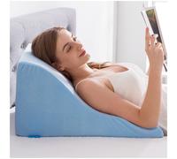 Cuscini da Lettura a Cuneo in Memory Foam Cuscino Gambe per Letto e Divano