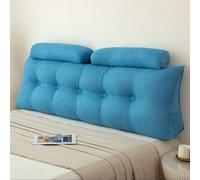 Cuscini da lettura, Cuneo, con supporto for il collo, fodera rimovibile, design tasca laterale for divano da camera letto del dormitorio(B,31 * 19.6 * 7.8 in)