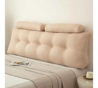 Cuscini da lettura, Cuneo, con supporto for il collo, fodera rimovibile, design tasca laterale for divano da camera letto del dormitorio(F,39 * 19.6 * 7.8 in)