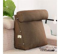 Cuscini da lettura, Cuscino for Il Riposo Del Letto,Con Bracci Di Supporto,Tasca E Maniglia Portatile,Cuscino Di Supporto Lombare In Memory Foam Triturato for Leggere Guardare La TV Giochi Cuscino fo