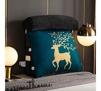 Cuscini da lettura, Cuscino for testiera della camera da letto - Testiera in memory foam triturato Cuscino di supporto for cuscino for letto, divano, sedia Cuscino for schienale ergonomico for il gio
