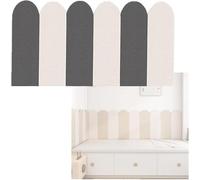 Cuscini da parete resistenti agli urti, adesivi murali per la stanza accanto al letto, autoadesivi, cuscini sicuri, per la decorazione di sfondo nella stanza (colore 3, 20 x 60 cm x 15 pezzi)