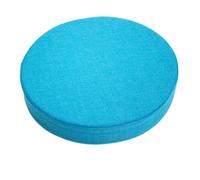 Cuscini da Pavimento Rotondi per Bambini, Cuscini da Pavimento Meditazione in Lino, Cuscini da Pavimento sedie in Morbida Spugna, Cuscini da Pavimento per mobili da Aula,Blue 1,50X5CM