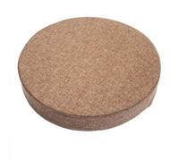 Cuscini da Pavimento Rotondi per Bambini, Cuscini da Pavimento Meditazione in Lino, Cuscini da Pavimento sedie in Morbida Spugna, Cuscini da Pavimento per mobili da Aula,Brown 1,40X5CM