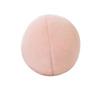 Cuscini Decorativi Creative Furry Ball Plush Toy Cute Round Pillow Decor Soft Touch Ball Cushion Nice Present(30cm Pink)