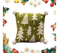 Cuscini Decorativi Natalizi da Salotto Decorazioni Festive per Arredo Casa | Cuscini Decorativi a Forma di Albero di Natale Per Casa Camera da Letto Divano e Letto Interni Tavolo Festa Va C