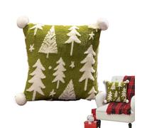 Cuscini Decorativi Natalizi da Salotto Morbido Decorativo Cuscinetto Arredo | Cuscini Decorativi a Forma di Albero di Natale Per Casa Camera da Letto Divano e Letto Interni Tavolo Festa Vacan C