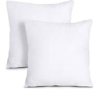 Cuscini decorativi Utopia Bedding (confezione da 2 bianchi) - Cuscini per letto e divano 12 x 12 pollici - Cuscini decorativi per interni