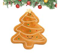 Cuscini di Natale,Cuscino da letto in peluche albero di Natale e spezia,Cuscino per feste | Per camera da letto, ufficio, stagione invernale, camera degli ospiti, appartamento, comodino, comodino con