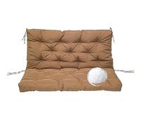 Cuscini di ricambio per panchine da giardino a 2 o 3 posti, 10,2 cm di spessore, marrone, 152,4 x 101,6 cm, comfort e stile per sedie da patio