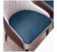 Cuscini Di Seduta Da Ufficio, Set Di 1/2/4 Cuscini For Sedia In Pelle PU Da Pranzo Da Cucina, Cuscino For Sedile Antiscivolo A Ferro Di Cavallo(Blue,44x45cm(Set Of 4))