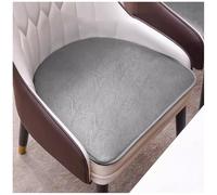 Cuscini Di Seduta Da Ufficio, Set Di 1/2/4 Cuscini For Sedia In Pelle PU Da Pranzo Da Cucina, Cuscino For Sedile Antiscivolo A Ferro Di Cavallo(Grey,44x45cm(Set Of 1))